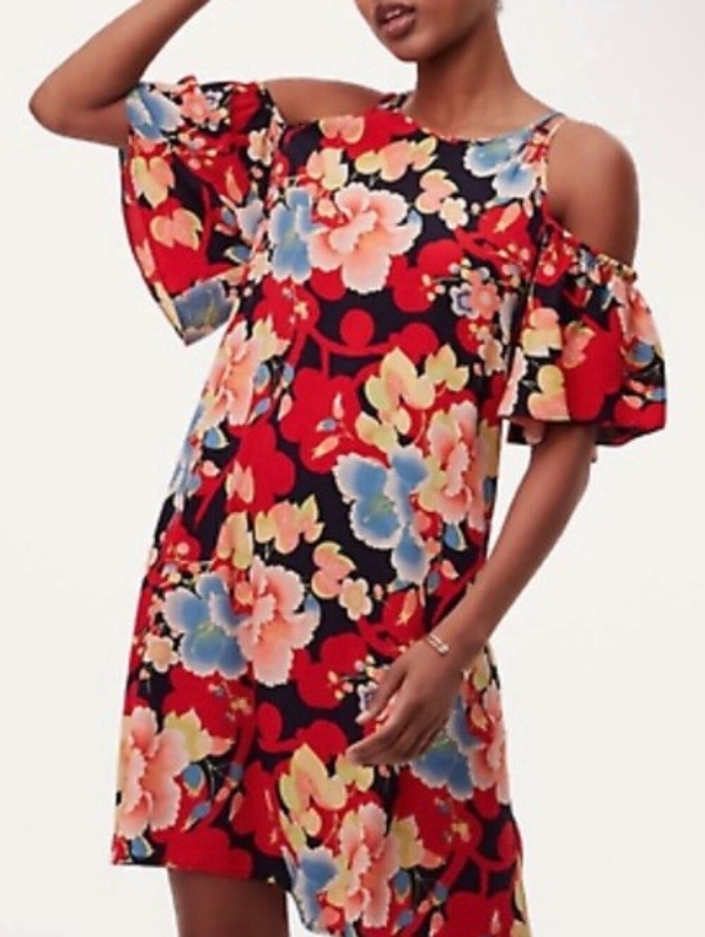 Loft Tropical Swing Dress